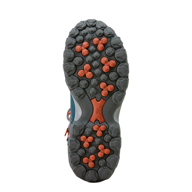 Ariat Womens Traverse Mid Waterproof Hiking Boot in Blue Depths-3