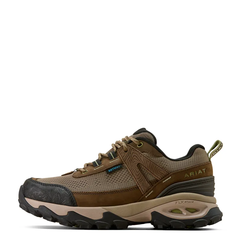 Ariat Womens Traverse Waterproof Hiking Shoe in Brown Bark-2