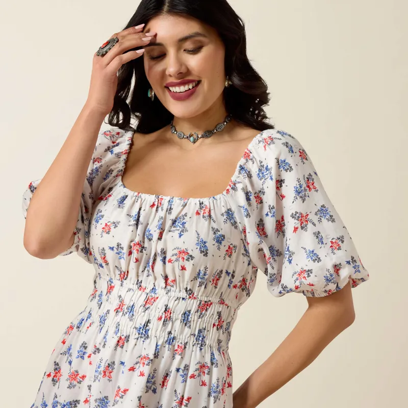 Ariat Floral Print Juliet Dress-2