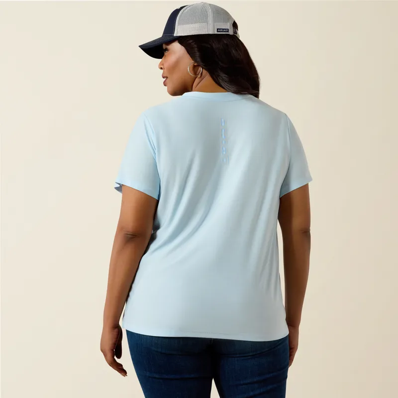 Ariat Women's Laguna T-Shirt in Nantucket Breeze-4