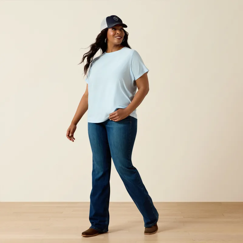 Ariat Women's Laguna T-Shirt in Nantucket Breeze-2