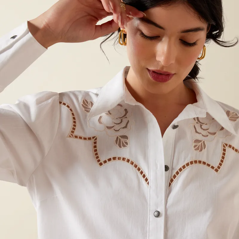 Ariat Womens Lattice Western Shirt-4