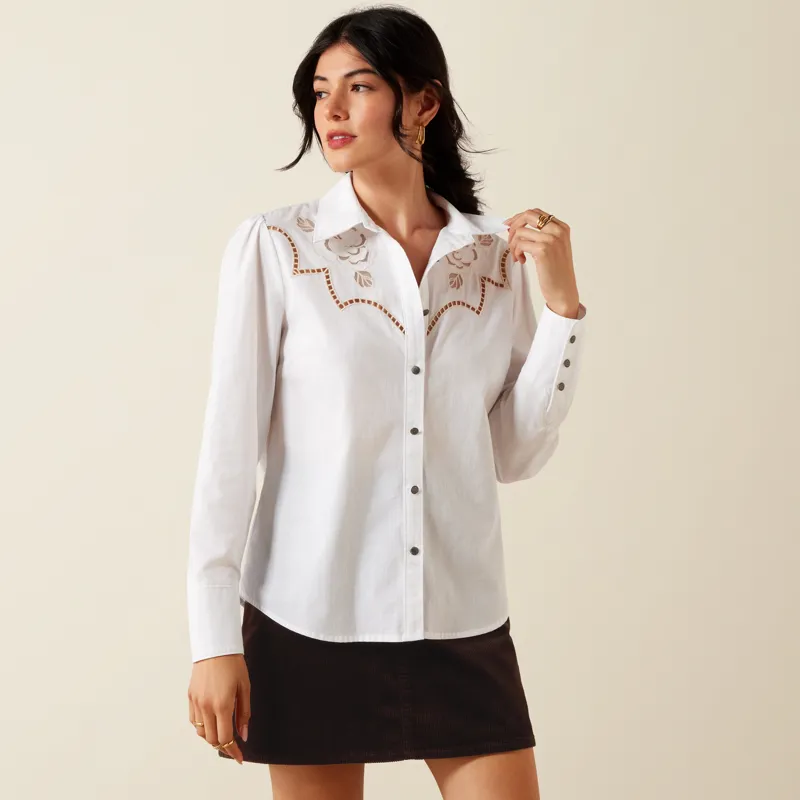 Ariat Womens Lattice Western Shirt