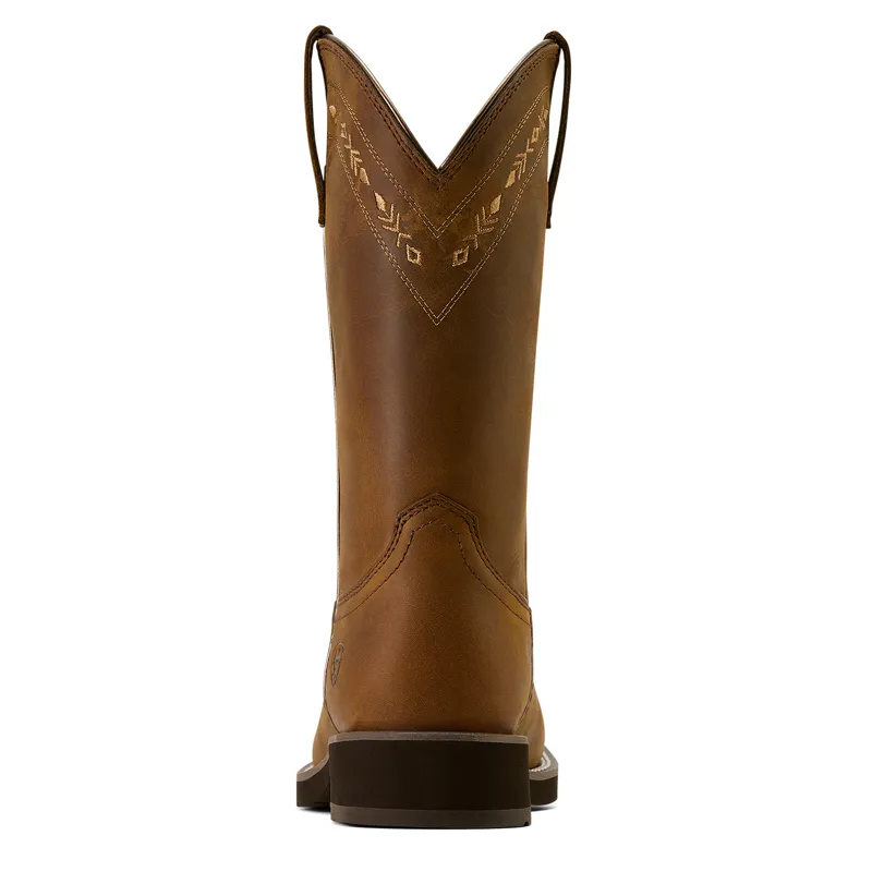 Ariat Women's Kearney Round Toe Western Boot in Distressed Brown-1