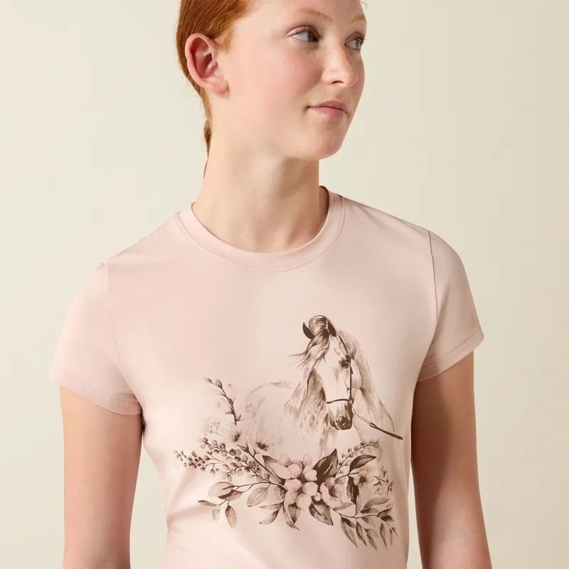 Ariat Ethereal T-Shirt in Sepia Rose-2