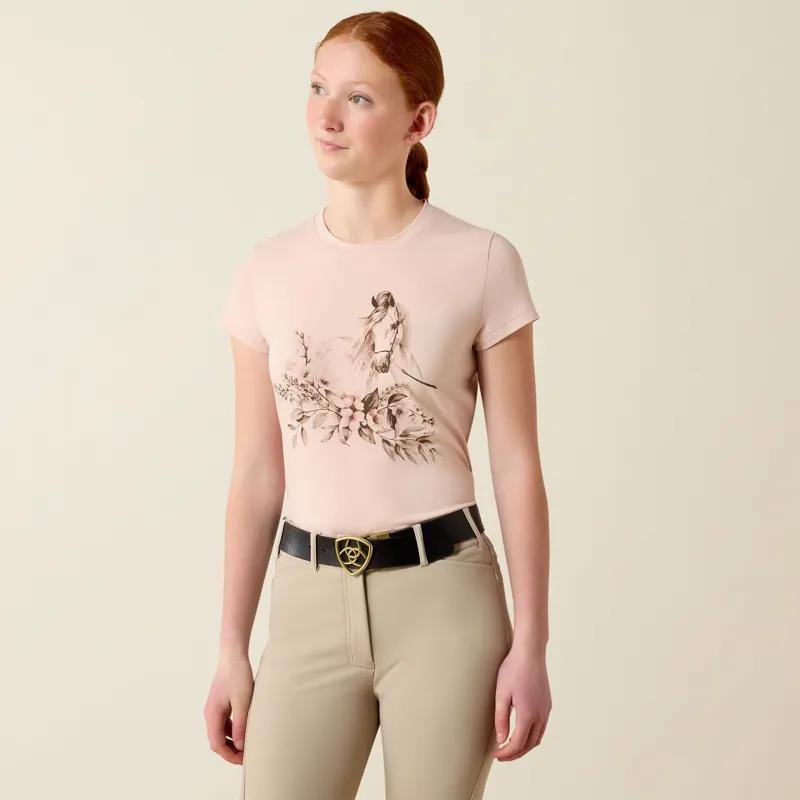 Ariat Ethereal T-Shirt in Sepia Rose-1