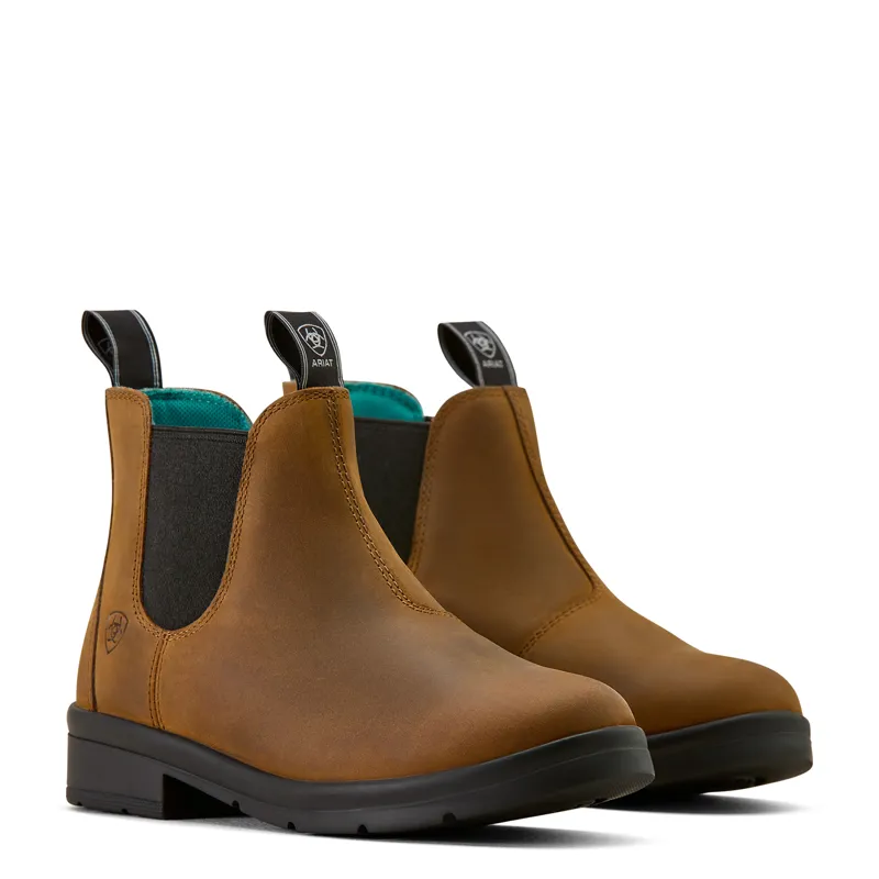 Ariat Youth Whitby Chelsea Boot in Chocolate-2