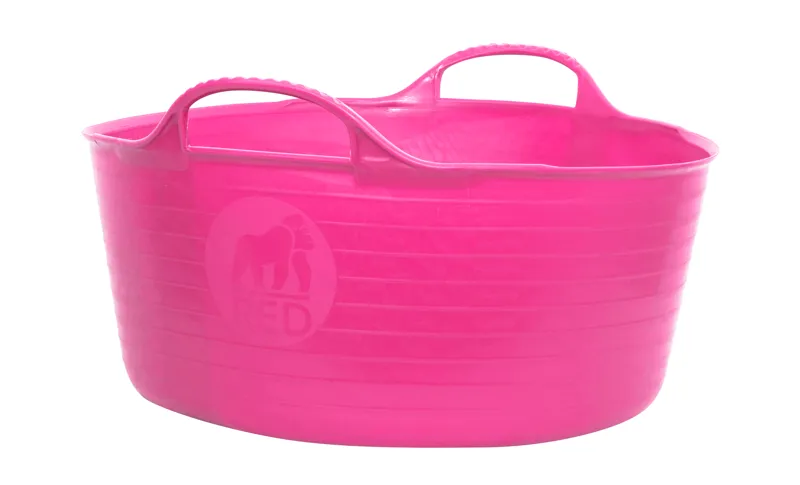Red Gorilla Shallow Tub Pink 15L