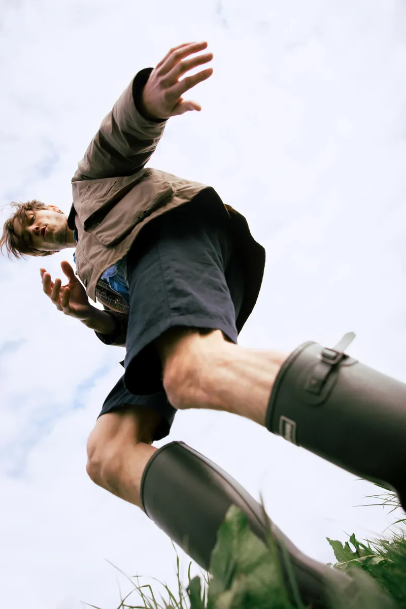 Barbour Mens Bede Wellington Boot - Olive-5