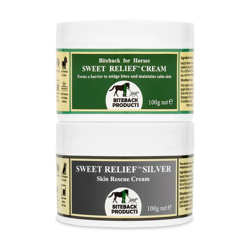 Sweet Relief Trial Pack Duo 100g Pots of Cream and Silver