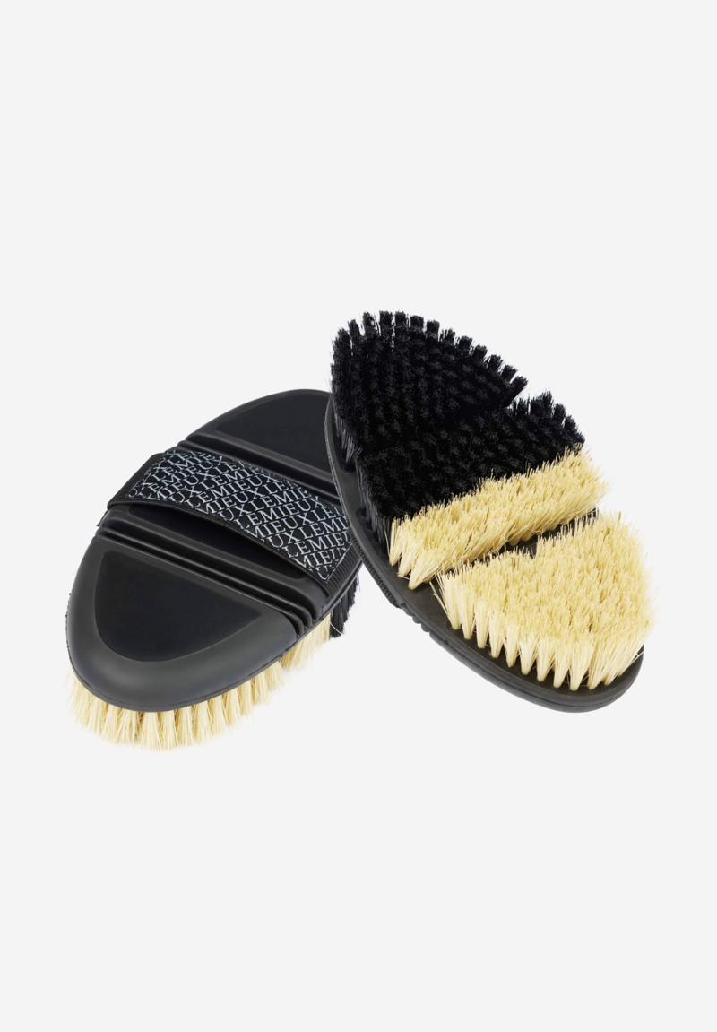 LeMieux Flexi Half and Half Grooming Brush Black