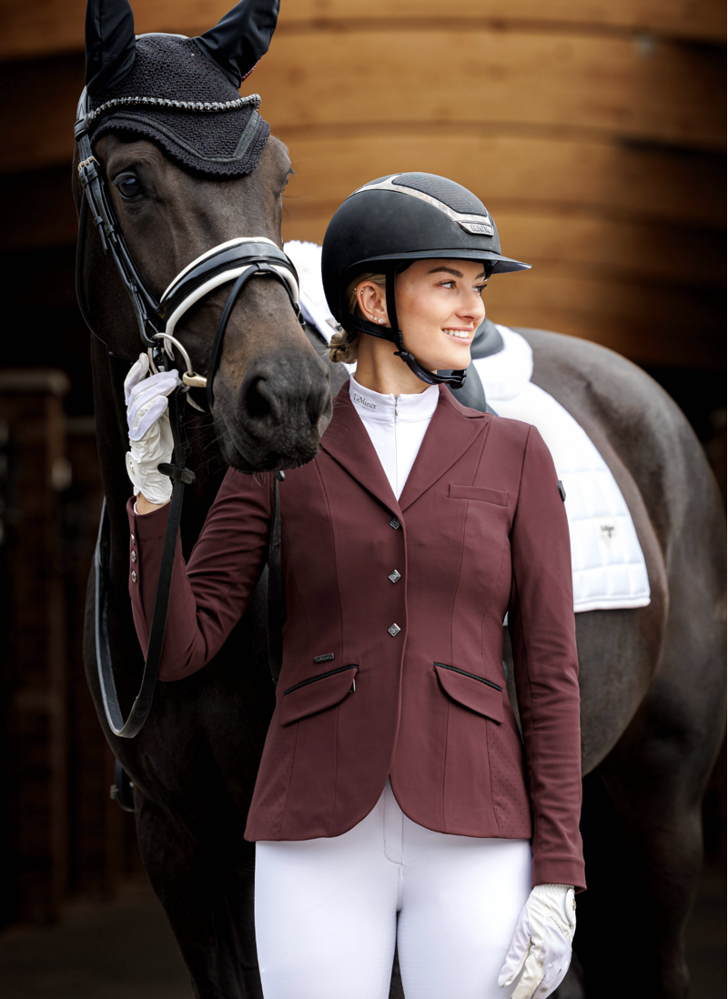 LeMieux Dynamique Show Jacket Burgundy-3