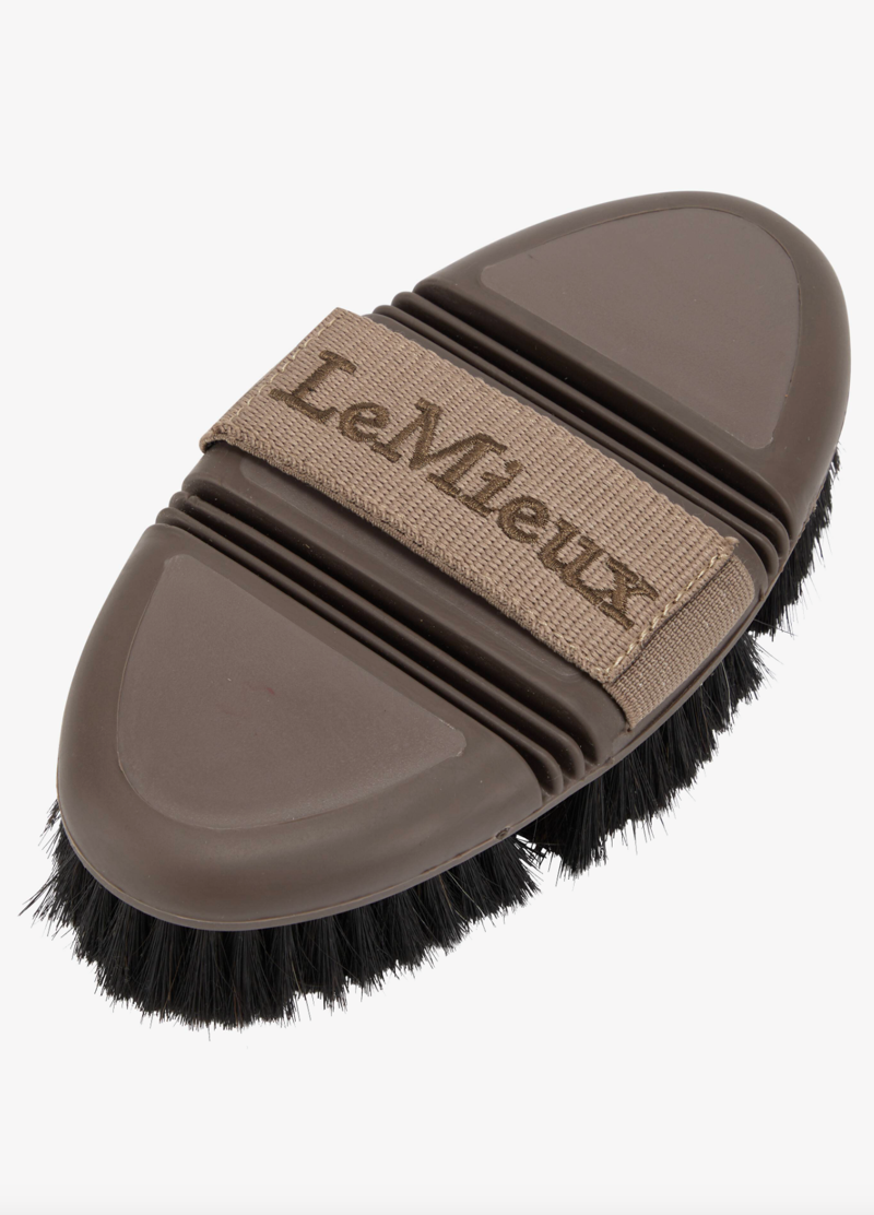 LeMieux Flexi Horse Hair Body Brush Walnut-1