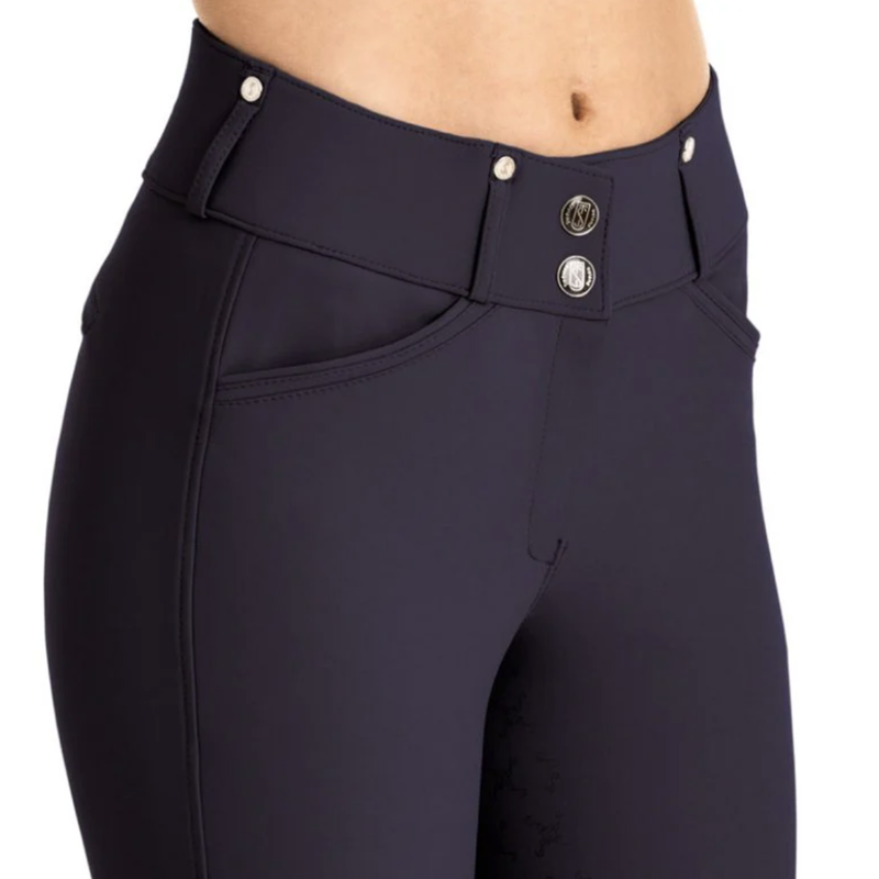 Tredstep Evolute Knee Patch Breeches Navy-2