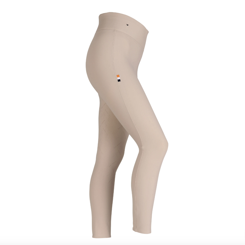 Aubrion Optima Sports Riding Tights Beige-1