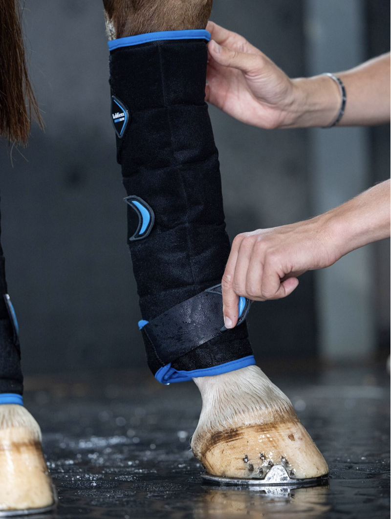 LeMieux Freeze Flow Ice Boot Hind Black-2