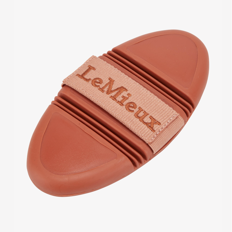LeMieux Flexi Massage Brush Apricot-1
