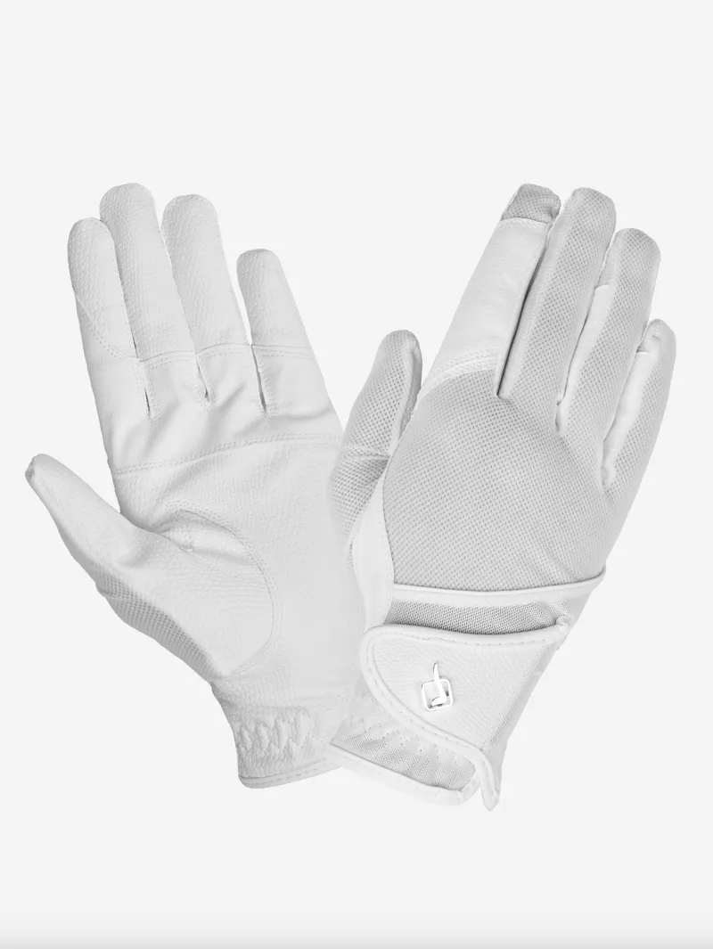 LeMieux Pro Mesh Glove White