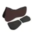 LeMieux Prosorb Plain 2 Pocket Half Pad Brown Large