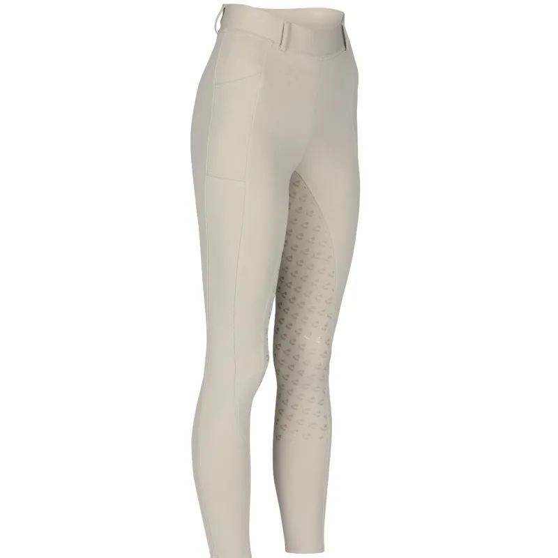 Aubrion Albany Riding Tights - Young Rider Beige