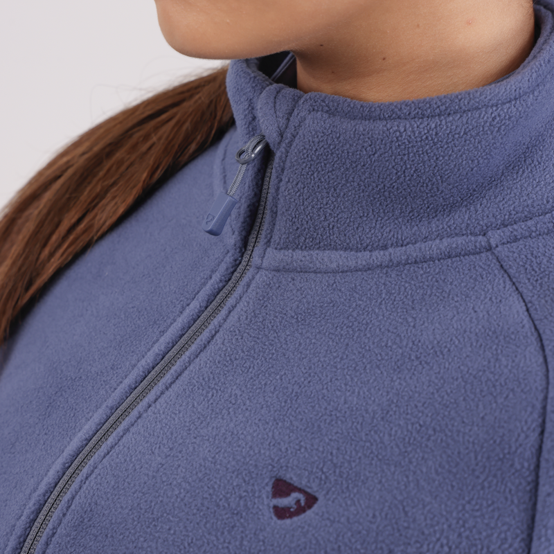 Aubrion Ladies Restore Full Zip Fleece Blue-2