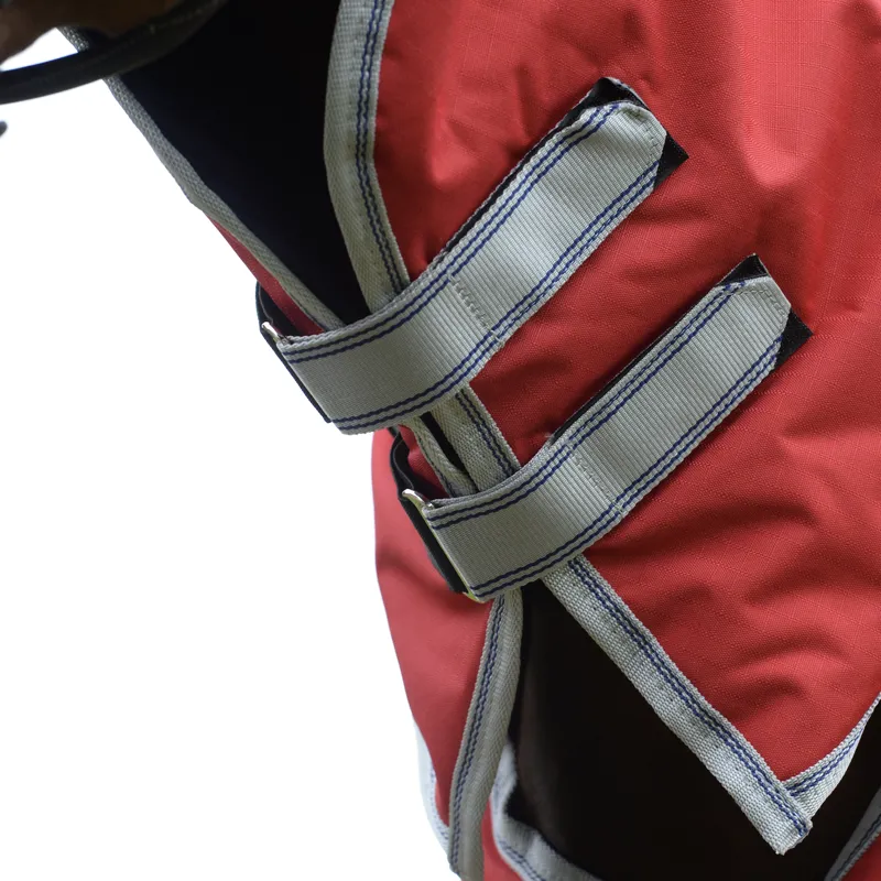 Weatherbeeta Comfitec Classic Combo Neck Lite Plus Red/Silver/Navy-4