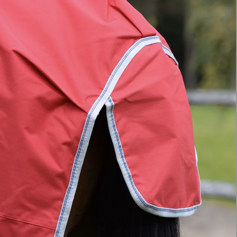 Weatherbeeta Comfitec Classic Combo Neck Lite Plus Red/Silver/Navy-5