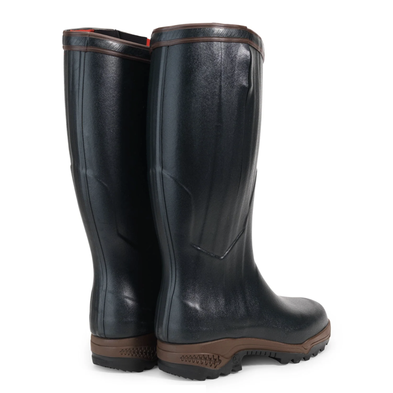 Aigle Parc 2 Iso Open Wellington Bronze Neoprene Lined With Zip Unisex-1