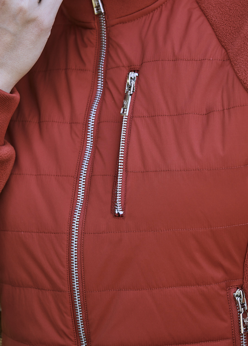 Weatherbeeta Halifax Hybrid Jacket Red Ochre-3