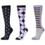 Dublin 3 Pack Socks Purples