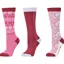 Dublin Kids 3 Pack Socks Pretty In Pink