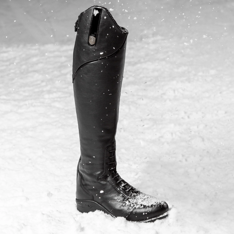  Mountain Horse Veganza Winter Ladies Tall Riding Boots Black 37 Regular Wide-1