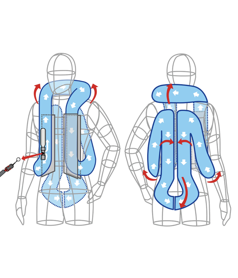 Hit-Air MLV3 Navy Air Vest-2