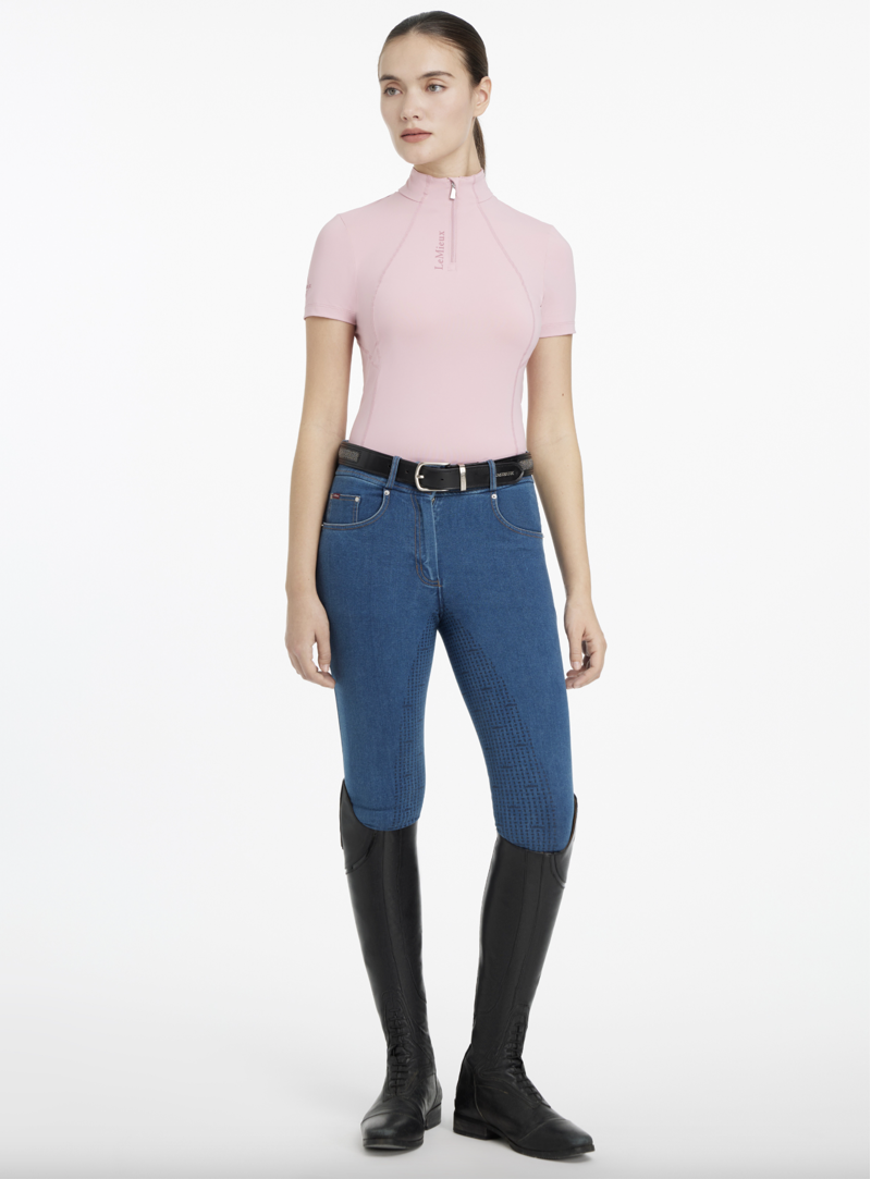 LeMieux Classique Short Sleeve Base Layer Blossom-3