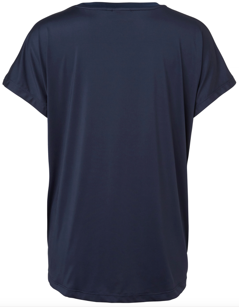 Mountain Horse Womens Active Loose Tee Navy-1
