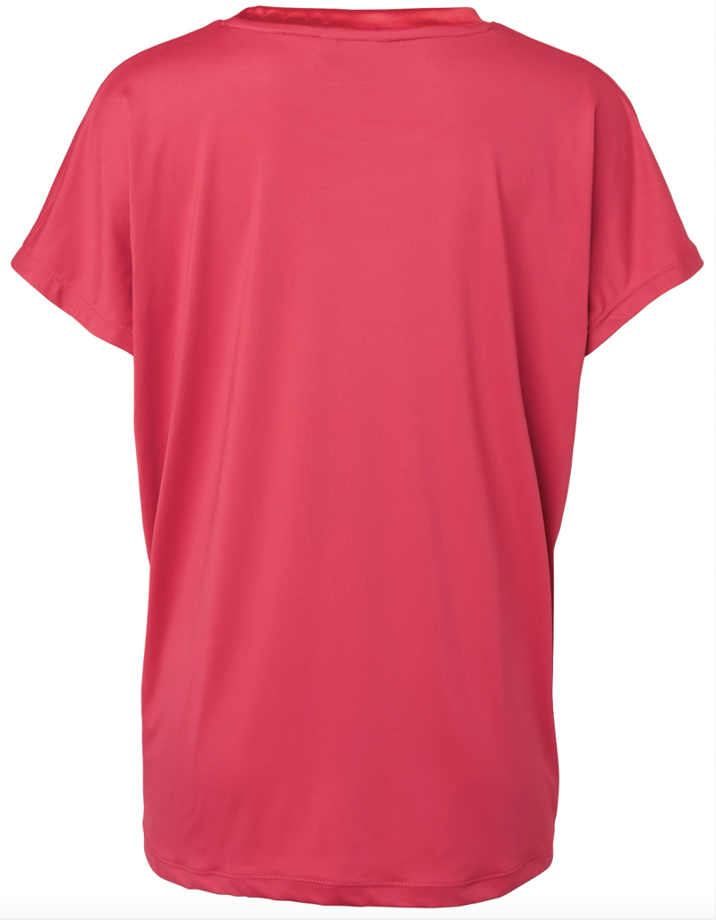 Mountain Horse Womens Active Loose Tee Red-1