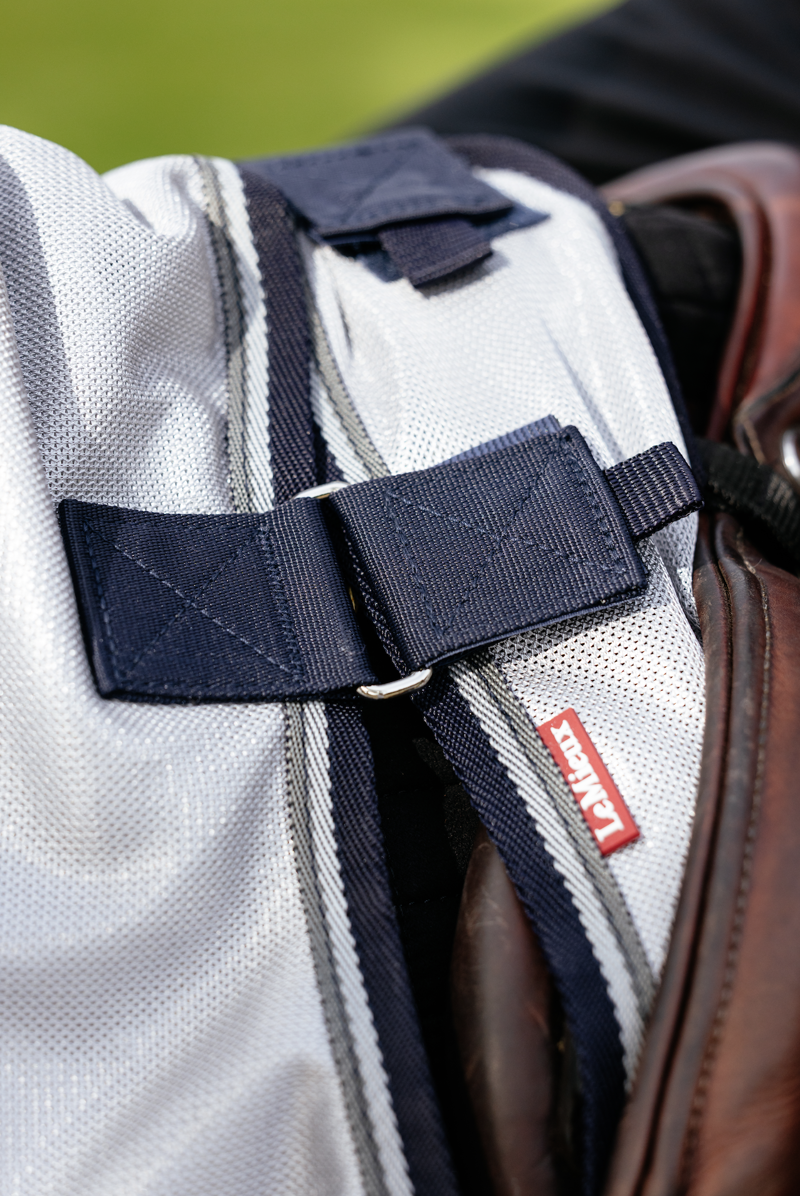 LeMieux Ride On Fly Rug Grey-2