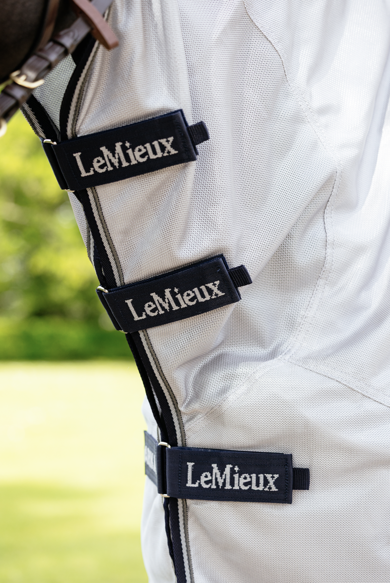 LeMieux Ride On Fly Rug Grey-3