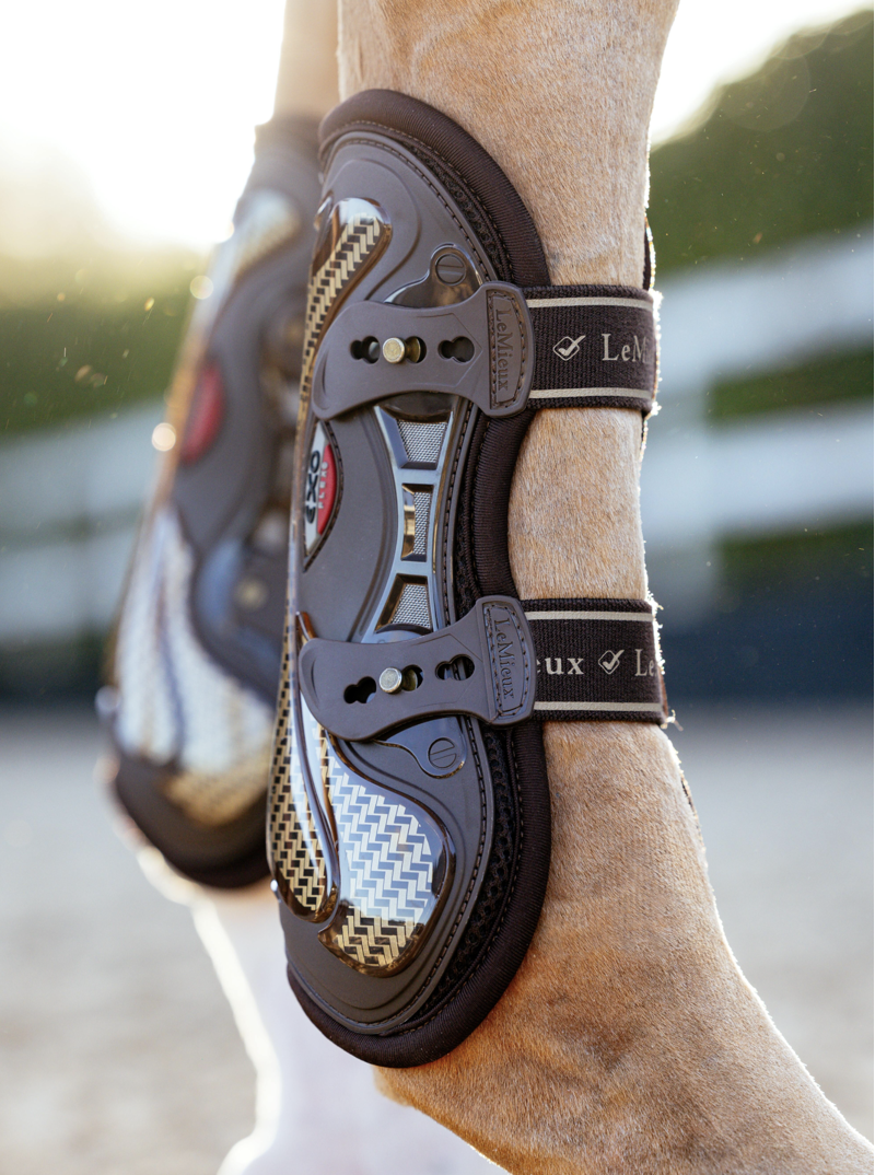 LeMieux Exo-Flex Tendon Boot Brown/Gold-3