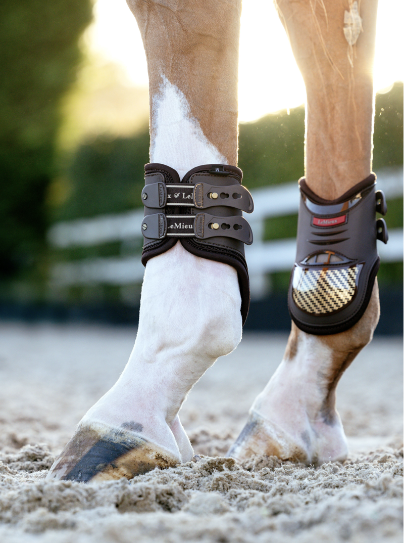 LeMieux Exo-Flex Fetlock Boot Brown/Gold-5