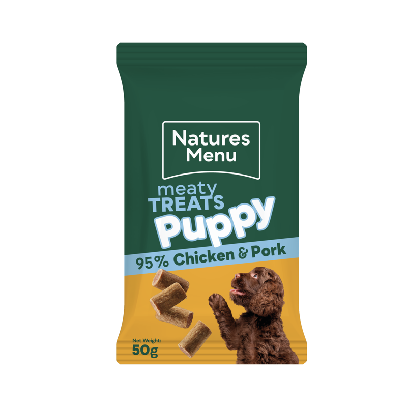 Natures Menu Chicken Meaty Treats Puppies 50g