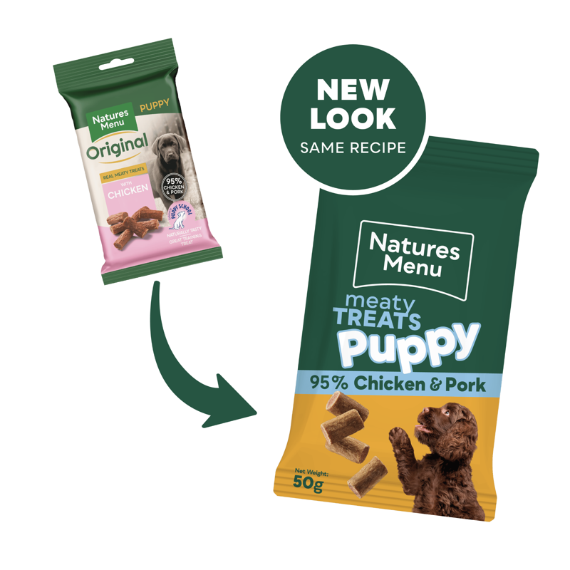 Natures Menu Chicken Meaty Treats Puppies 50g-2