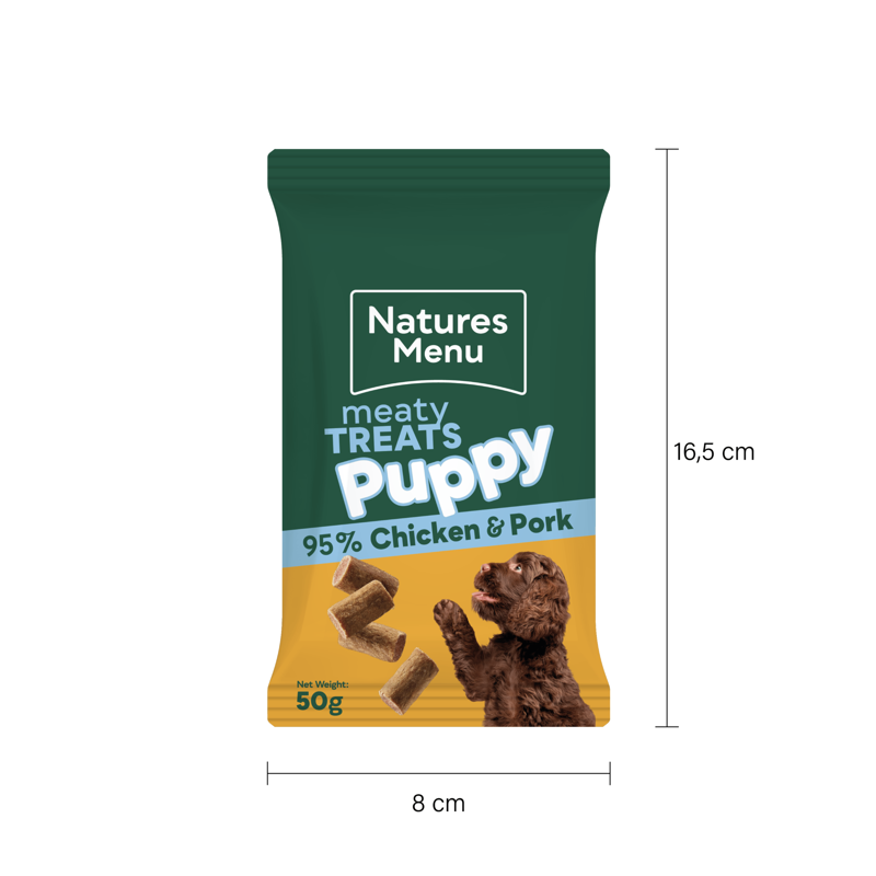 Natures Menu Chicken Meaty Treats Puppies 50g-3