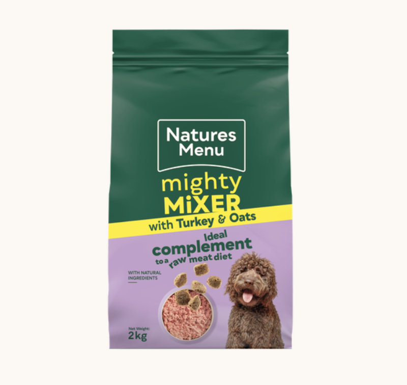 Natures Menu Mighty Mixer with Turkey and Oats 2kg