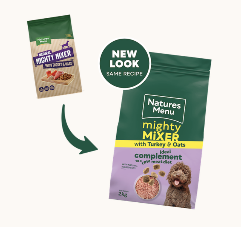Natures Menu Mighty Mixer with Turkey and Oats 2kg-2