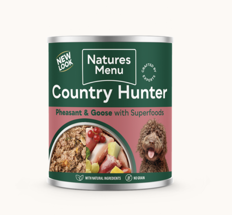Natures Menu Country Hunter Pheasant and Goose with Superfoods Can 600g
