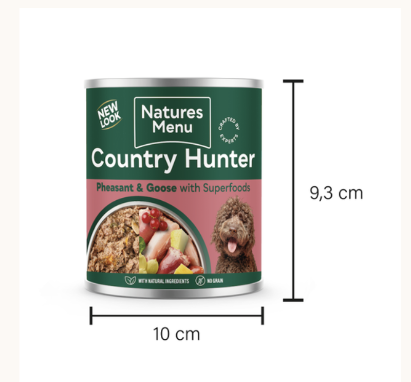 Natures Menu Country Hunter Pheasant and Goose with Superfoods Can 600g-2