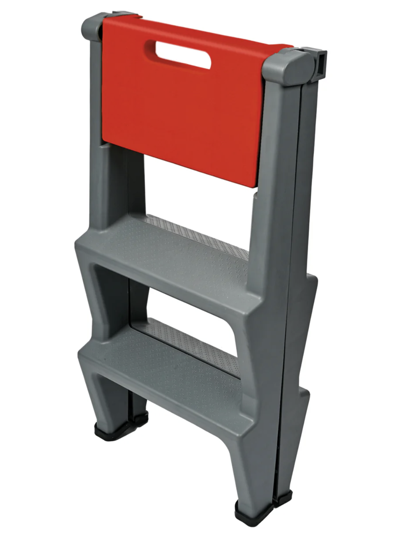Red Gorilla Step Up Mounting Block and 3 Step Ladder-1