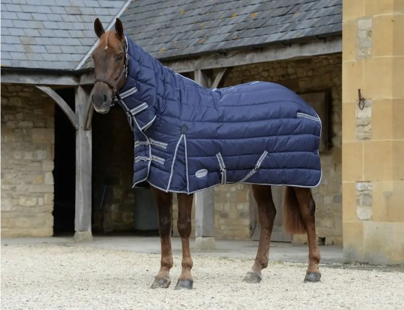 Weatherbeeta Channel Quilt Combo Neck Heavy Grey-Blue