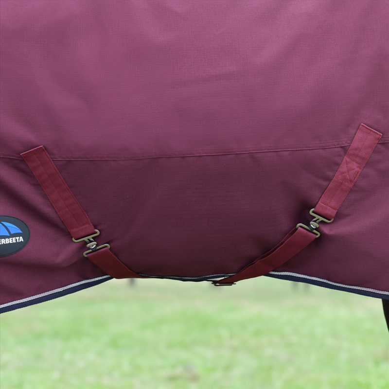 Weatherbeeta Comfitec Essential Turnout Combo 220G Burgundy/Navy-3